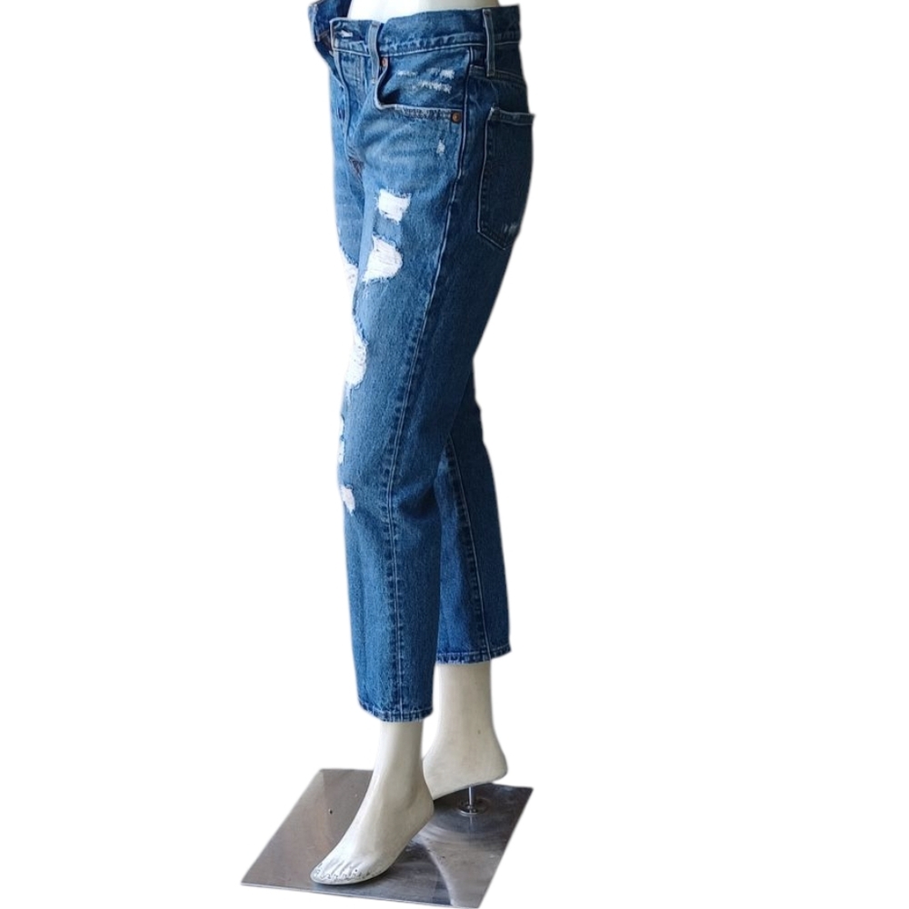 8194....Levi's 501 Straight Leg Jeans W25 L26 - Picture 3 of 7